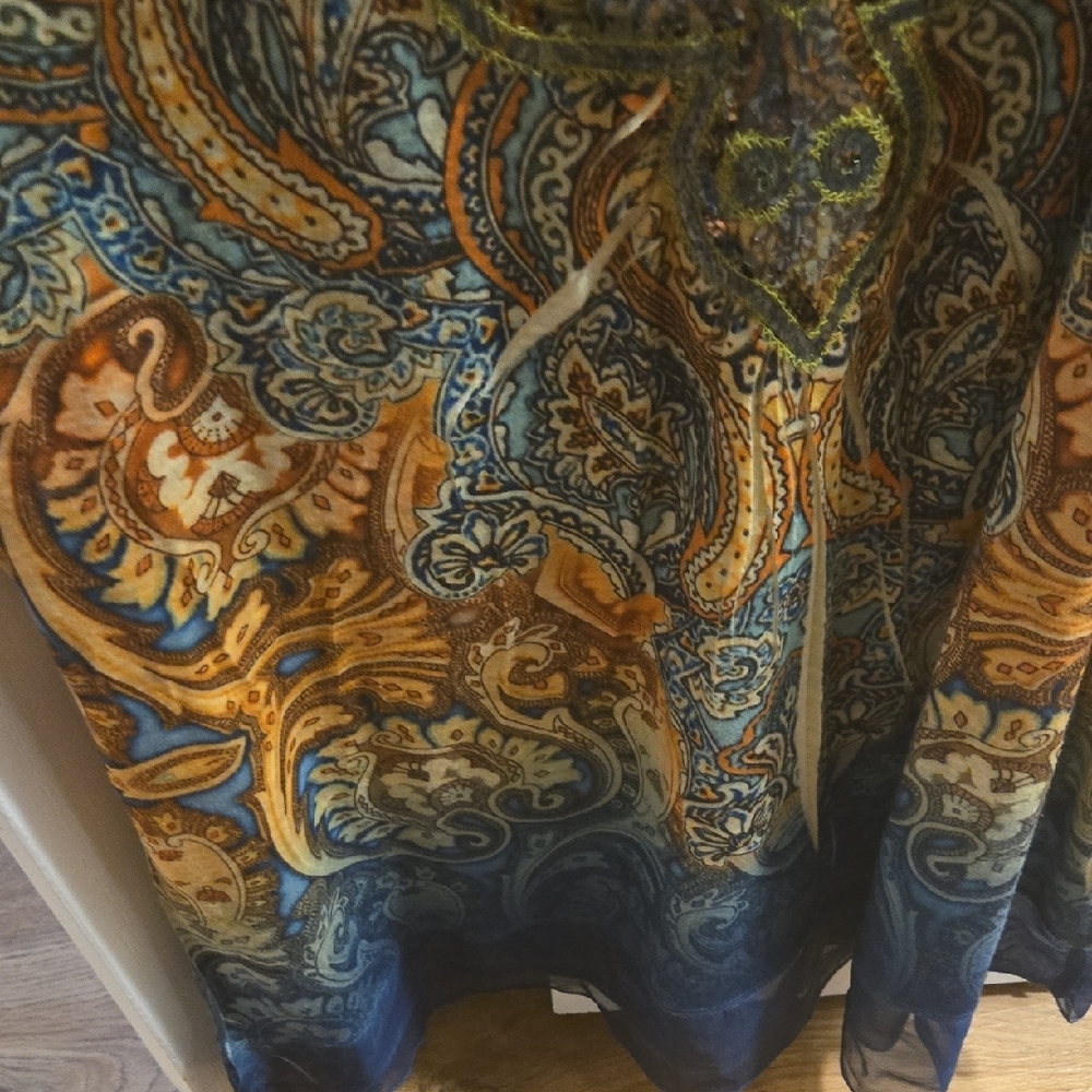 Cato Multicolor Paisley Blouse - Picture 5 of 5